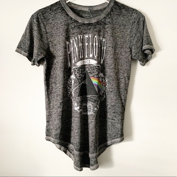 Pink Floyd Tops - PINK FLOYD Burnout Graphic Band Tee Sz S